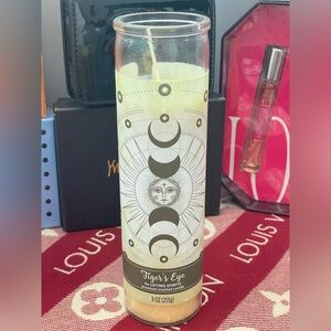 💕Tiger's Eye Candle with Moon Phases Design💕NEW